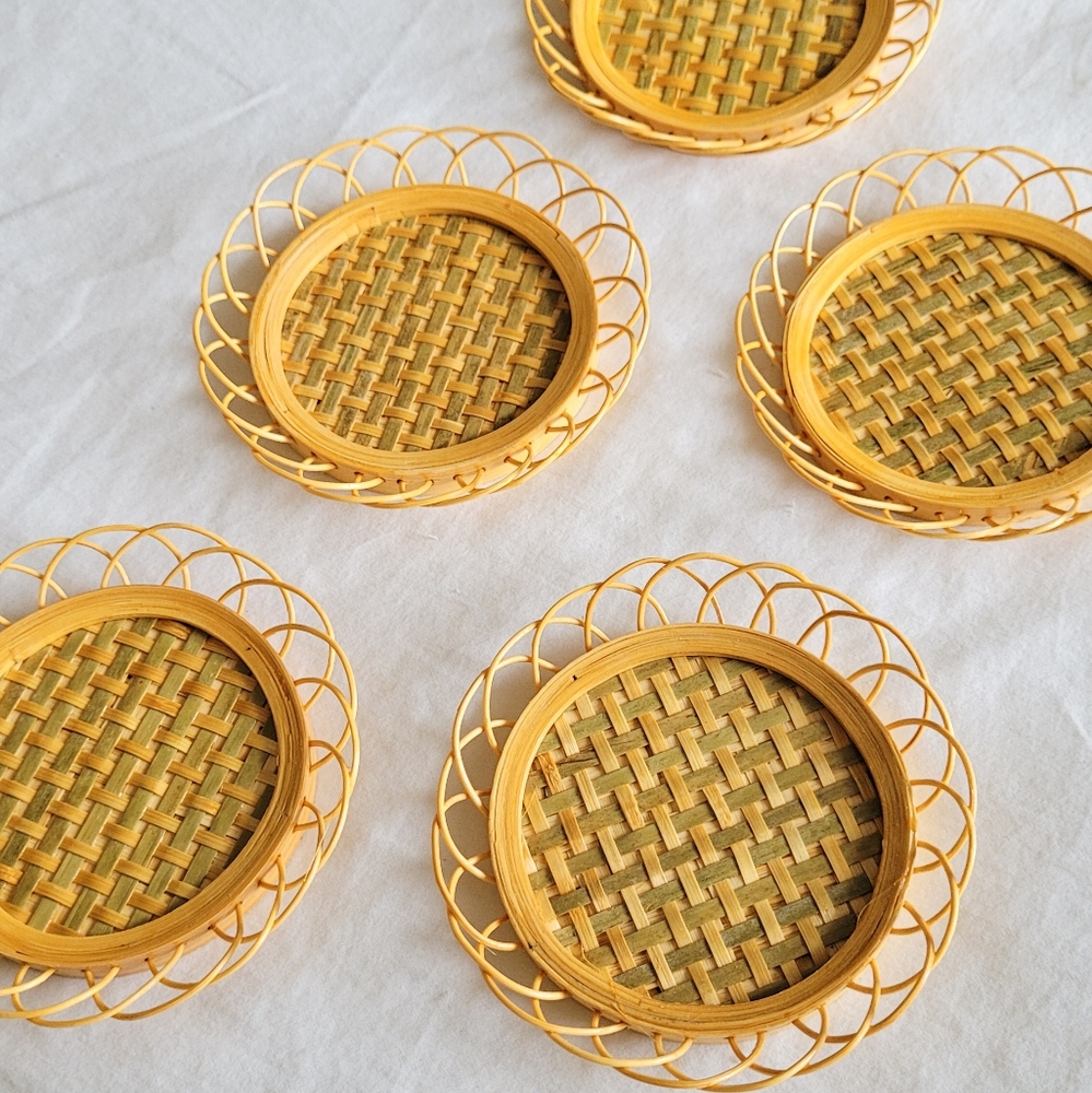 Wicker coasters - Picture 3 of 3